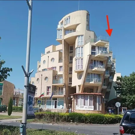 Topofthecity Rooftop Daire Sunny Beach